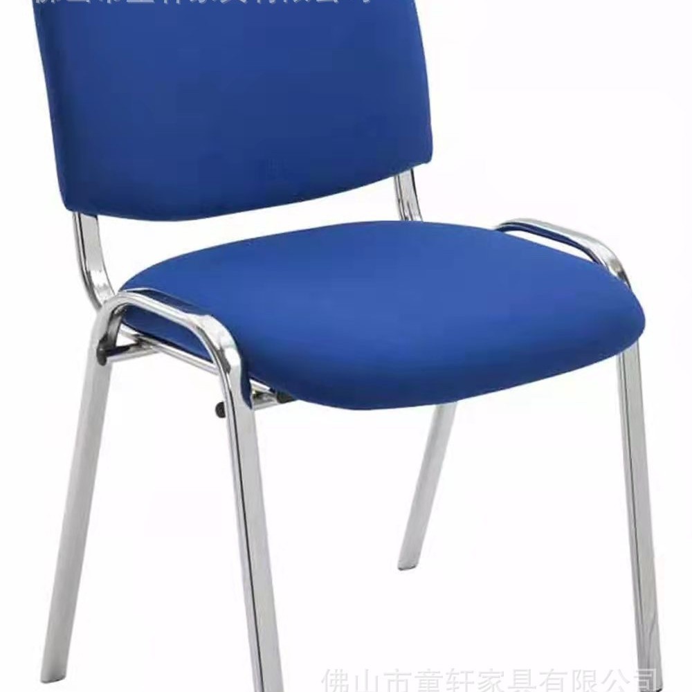 흰색 전기 도금 발/블루 린넨 쿠션