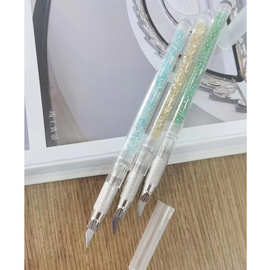 厂家直供仙气珍珠宝石美工刀手账刻刀快递开箱刀裁纸亚克力雕刻刀