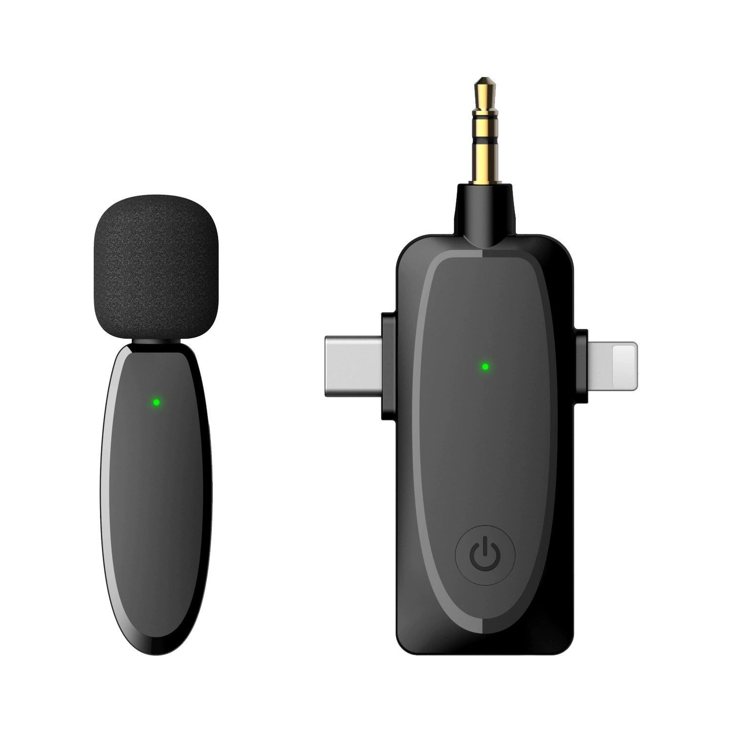 New private model wireless lavalier microphone anchor lavalier mic mobile phone live broadcast noise reduction recording live broadcast small microphone
