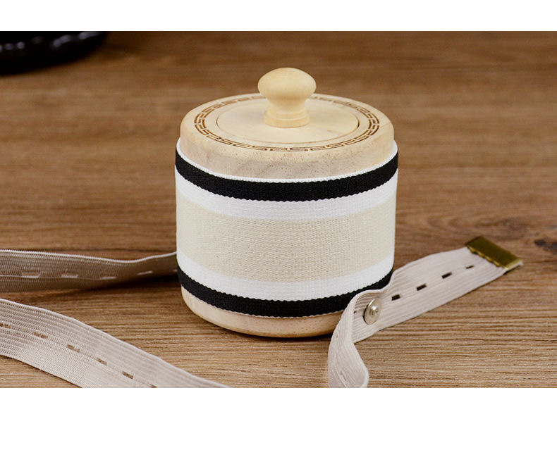 Wooden Moxa Box Portable Smokeless Moxibustion Device with Strap for Home Use specifications