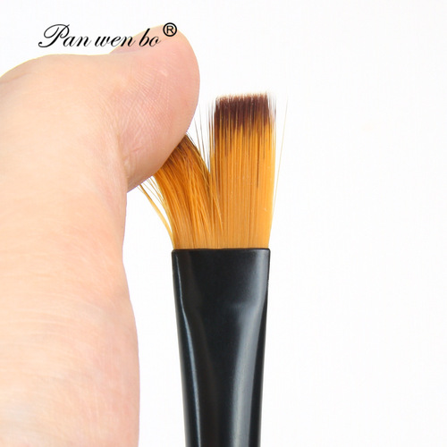 12 white wooden pole paint brush set nylon hair acrylic oil paint brush student art painting paint pen wholesale