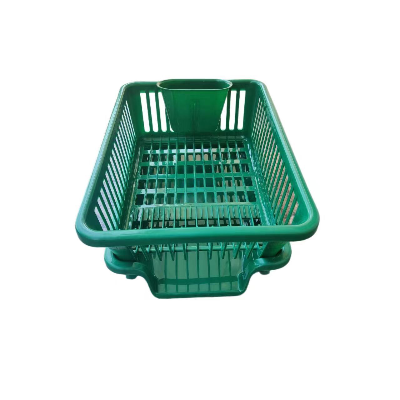 Cocina de plástico de almacenamiento por goteo multiusos cesta de drenaje estante de almacenamiento estante de plato vajilla de almacenamiento