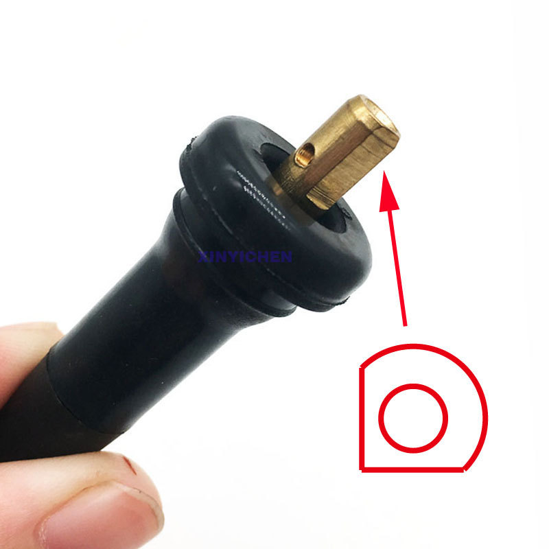 La válvula de goma es adecuada para Buick Regal LaCrosse Chevrolet Sensor de presión de neumáticos Boquilla de aire de automóvil