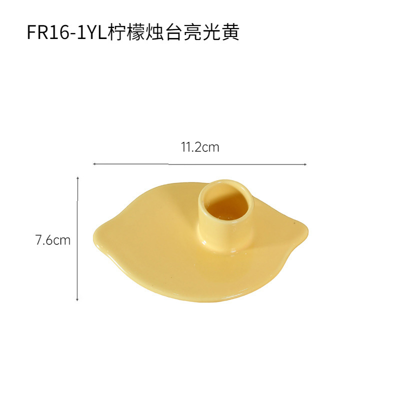 Adornos de candelabros de cerámica minimalista moderno transfronterizo, candelabros creativos para el hogar, artesanías de escritorio, adornos al por mayor