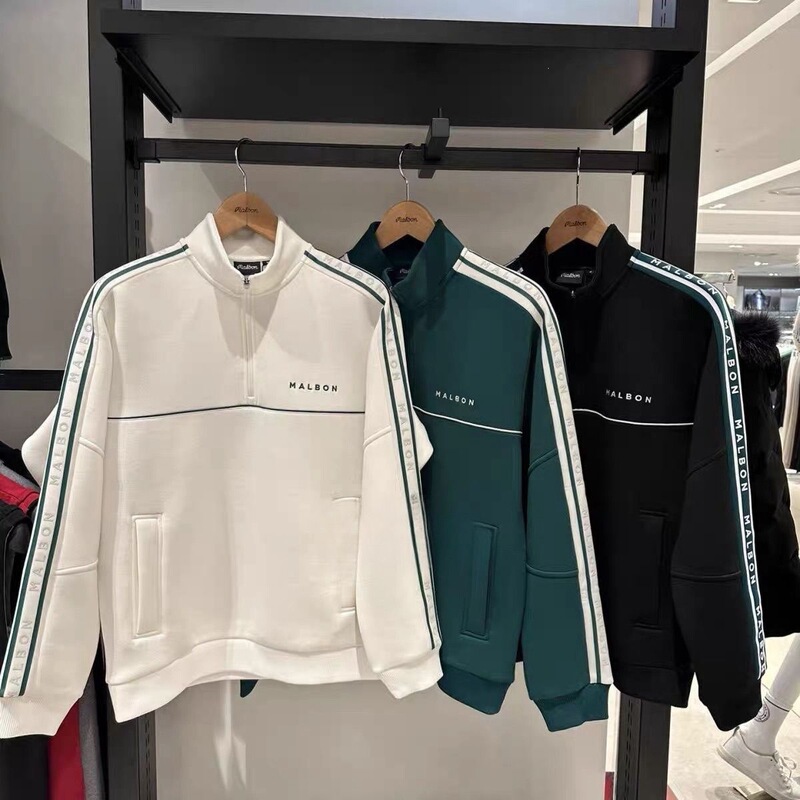 Golf Clothing Men's 24 Autumn New Style Half-Zip Stand-Up Collar Long-Sleeved Sweatshirt Casual Sports Golf Uniform Golf Clothing Men's 24 Autumn New Style Half-Zip Stand-Up Collar Long-Sleeved Sweatshirt Casual Sports Golf Uniform