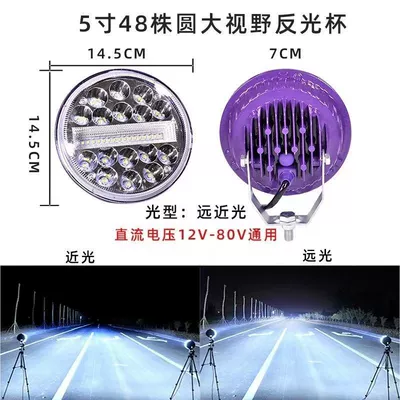 Agricultural Vehicle Strong Light, Other lights - 5inch-garden-astigmatism-large-vision-white-light