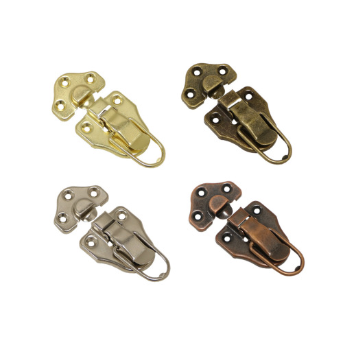 Antique lock wooden box lock gift box lock retro home box lock iron box lock buckle hardware lock hasp