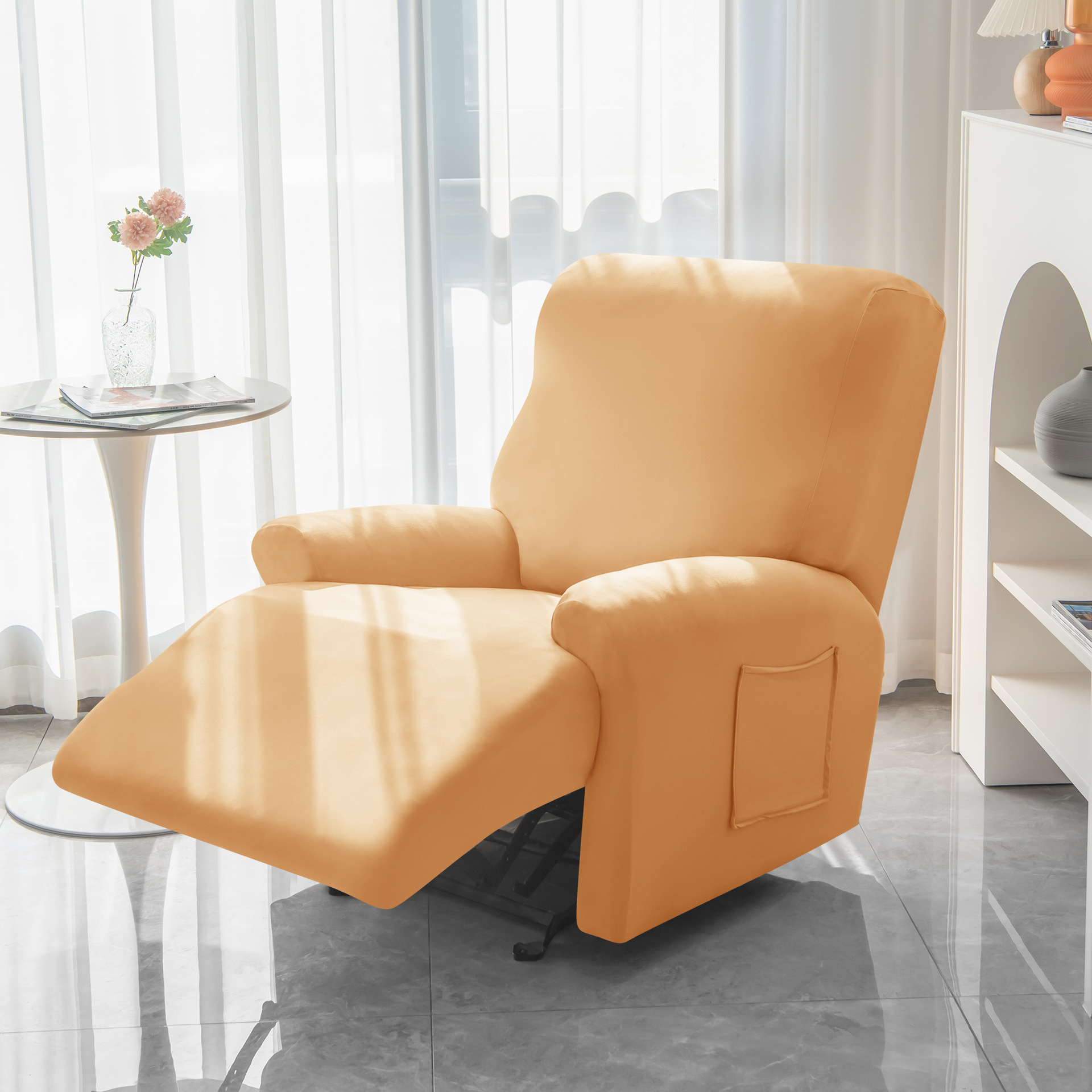 Waterproof milk silk Chivas elastic sofa cover full package first grade split Chivas electric reclining chair cover