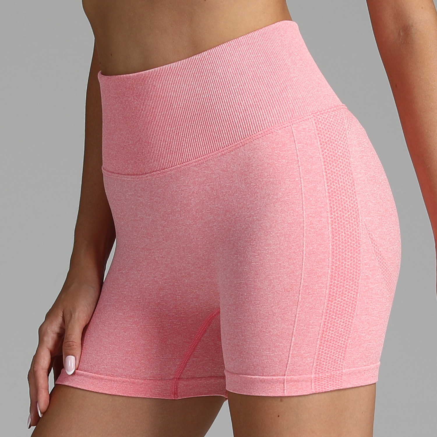 Pantalones cortos de yoga de cintura alta para mujer, pantalones cortos deportivos ajustados para correr, pantalones deportivos de secado rápido, pantalones deportivos para fitness, verano