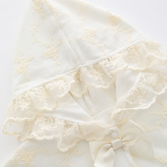 兒童外出連帽斗篷春季女寶寶公主蕾絲防風服披風衣服源頭廠家