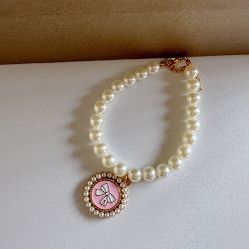 Xiaoxiangfeng pet pearl necklace cat dog accessories high-end sense