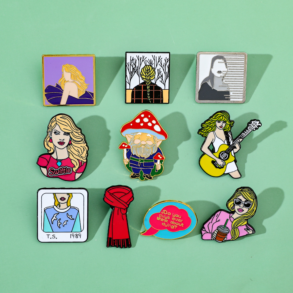 Casual Cartoon Character Alloy Enamel Unisex Brooches display picture 10