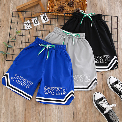 Boy pants Boy shorts summer motion leisure time Quick drying Five point pants CUHK Easy ventilation children Pants Exorcism