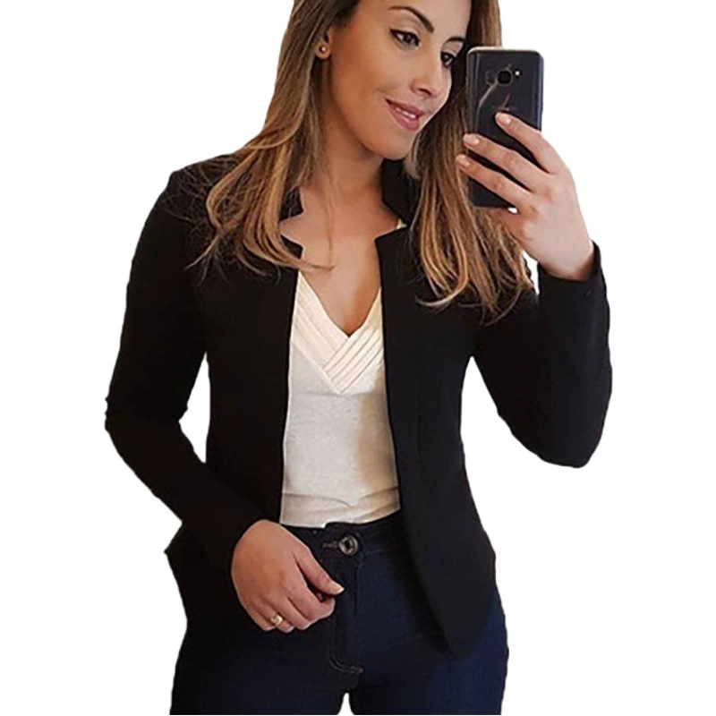 Осень/зима 2022, повседневный профессиональный блейзер в европейском и американском стиле от Amazon, женский костюмный пиджак с лоскутным дизайном.