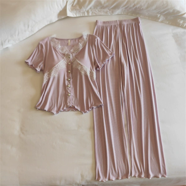 33018.3# Purple (fixed chest pad) short sleeves + long trousers