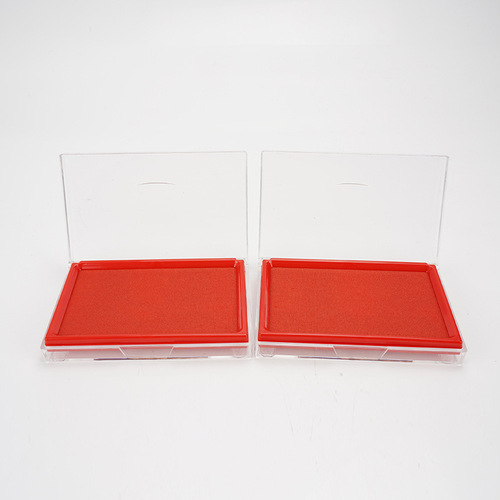 Osheng 9866 Fast-Dry Ink Pad Large Fast-Dry Ink Stamping Ink for Office Finance Quick-Dry Ink Red/Blue/Black/White