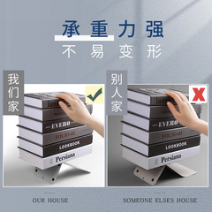 Steel Book Stand Wholesale Thick L-Shaped Large Book Holder Student Desk Simple Book Shelf Book Plate Separation Stand