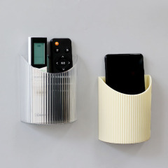 Wall-mounted remote control storage box living room bed headboard shelf no-drilling bracket home use phone charging storage hook