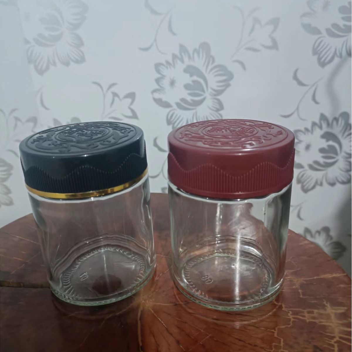 220ML酱菜瓶罐头瓶蜂蜜瓶玻璃瓶密封瓶储物罐子新款辣椒酱瓶
