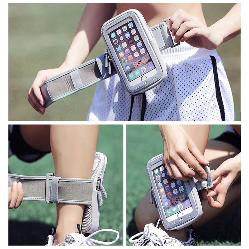 手臂手机包跑步手机臂包运动臂包腕包寸以下所有型号手机便携包|ru
