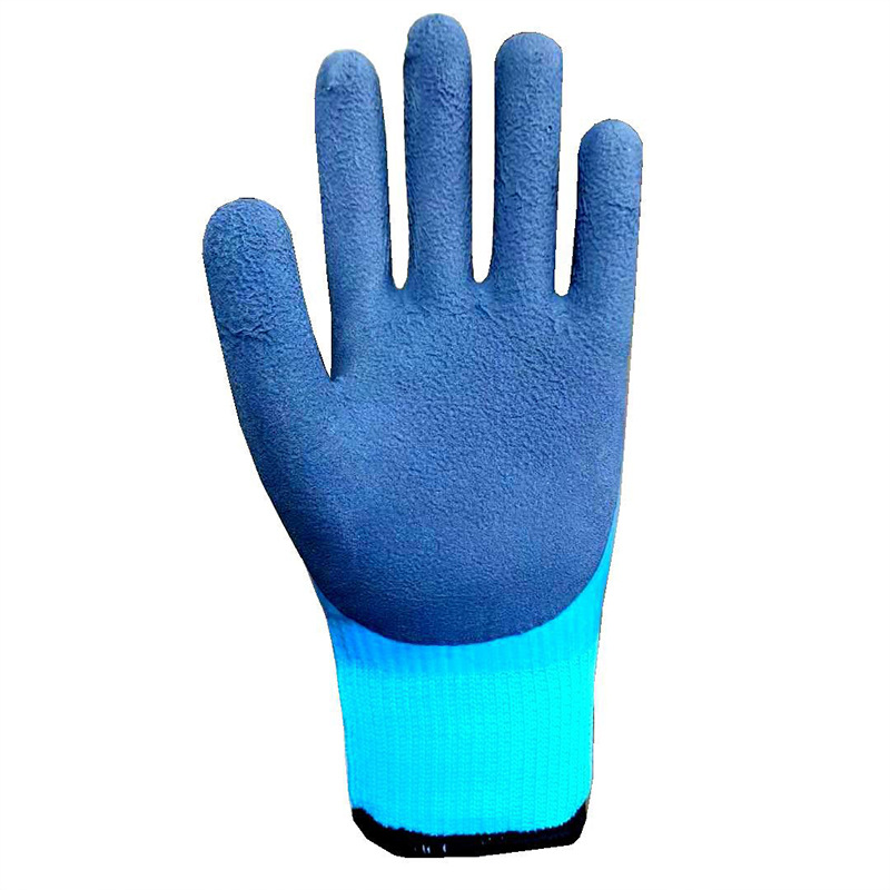 Invierno impermeable de almacenamiento en frío forrado de lana caliente resistente al desgaste engrosada sumergido invierno engrosada a prueba de frío guantes de protección al por mayor