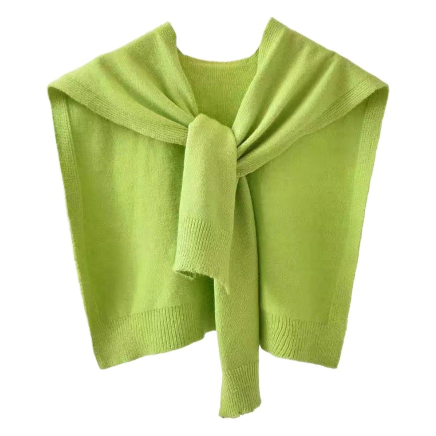 Трикотажный платок с вискозной пряжей женский весной и осенью