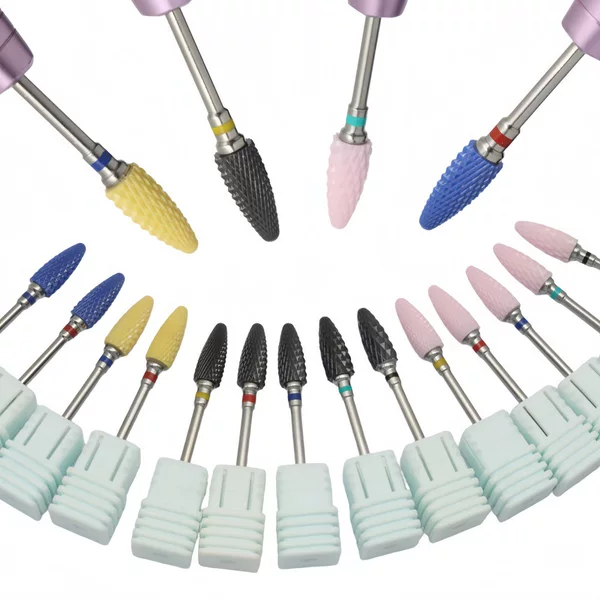 Nail polishing head, ceramic material, specialized for nail salons, for removing nail polish, gel, and phototherapy gel, drill polishing machine head