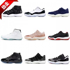 莆田工場 AJ11 ノースカロライナブルー ジョージタウン バニー バスケットボール シューズ ジョー 11 白黒赤男性と女性のカジュアル スポーツ シューズ