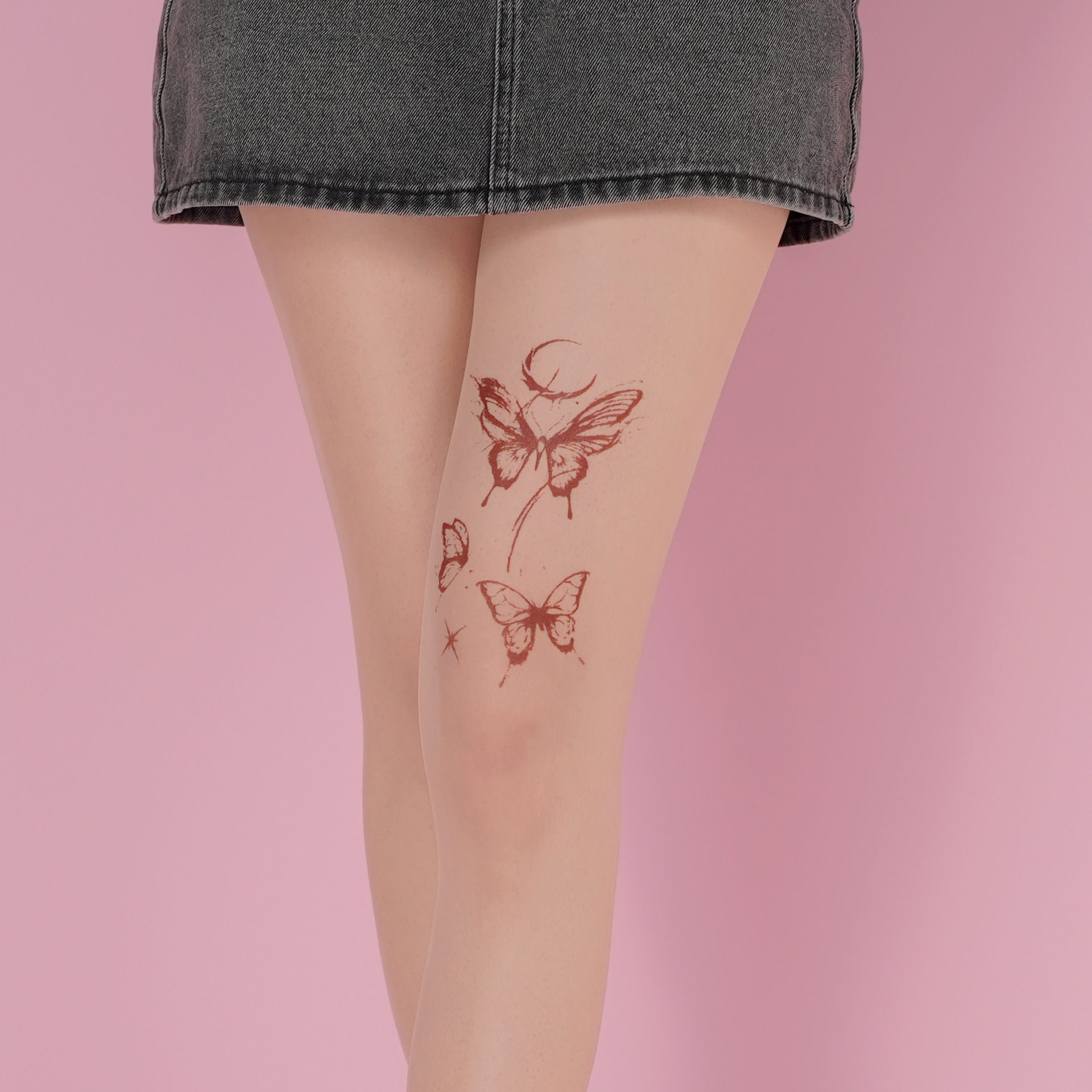 BC-4040 와인 레드 나비