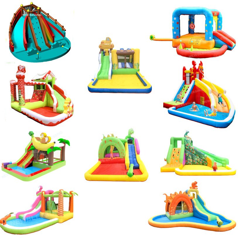 Diapositiva inflable de interior para niños castillo inflable pequeño tobogán inflable Castillo bebé rebote