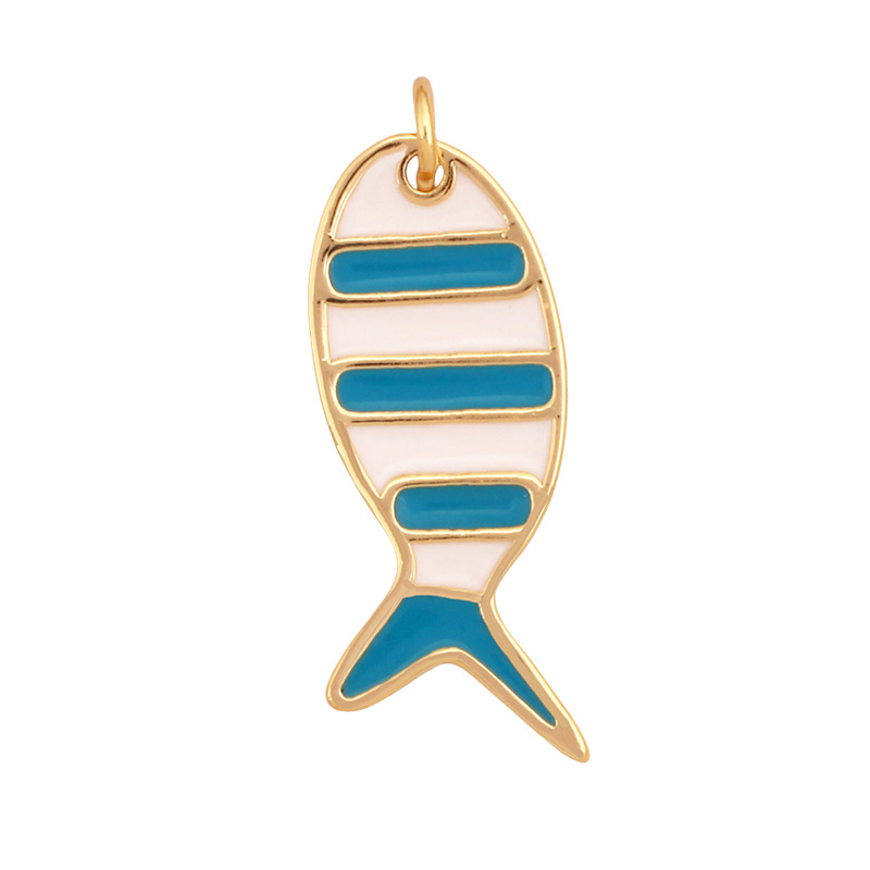 3g Weight Pendant Jewelry Making Type 11*28mm Jewelry Making Size DIY Ornament Accessories Classification 1 Piece Quantity Copper Material Conch, Dolphin, Hippocampus, Fish Pattern All Seasons Season Polished Finish Plating Design Elegant, Sweet Style 1 Piece 11*28mm Copper Conch Dolphin Hippocampus Polished Pendant DIY Ornament Accessories 25