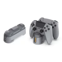 Подходит для геймпада PS5 Elite с LED-подсветкой, двойная зарядная станция для геймпадов PS5