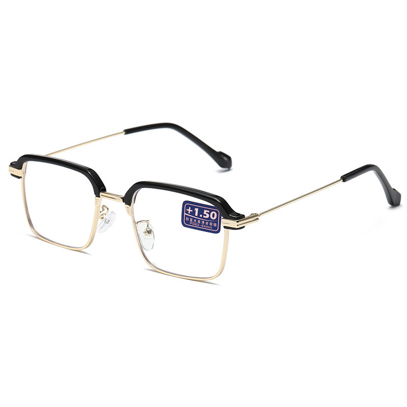 Nuevas gafas para mujeres de mediana edad de alta calidad elegancia atmósfera HD anti-luz azul para hombres leer gafas para leer periódicos
