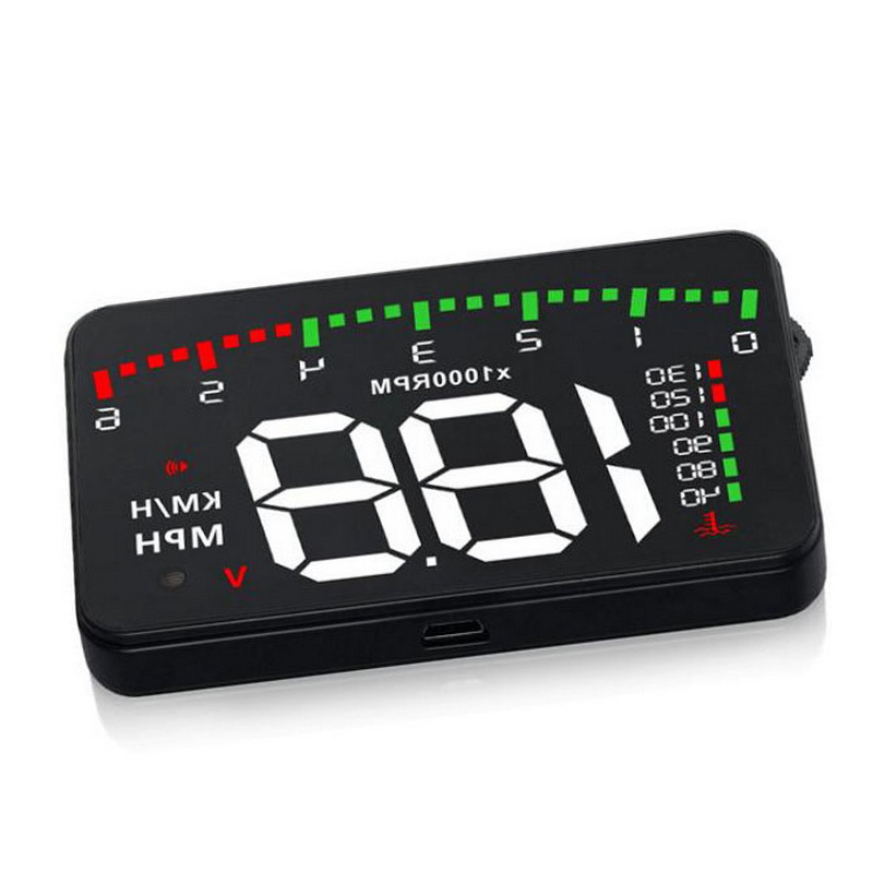 Hud Car Head-Up Display Displays Speed, Rpm, Water Temperature, and Voltage with 4 Practical Functions A900 Cross-Border