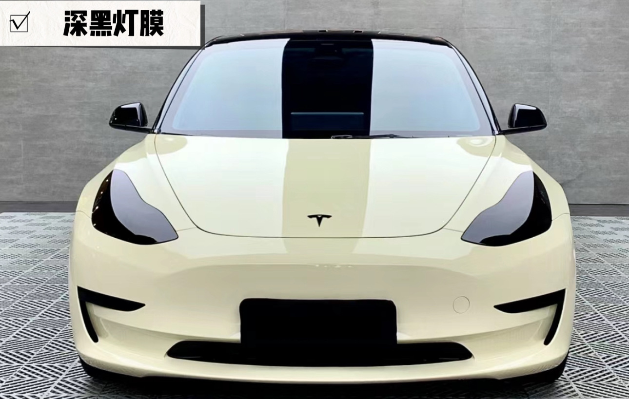 Suitable for car light film TPU blackened TPH light black headlight film car light color change film protective film soft film translucent