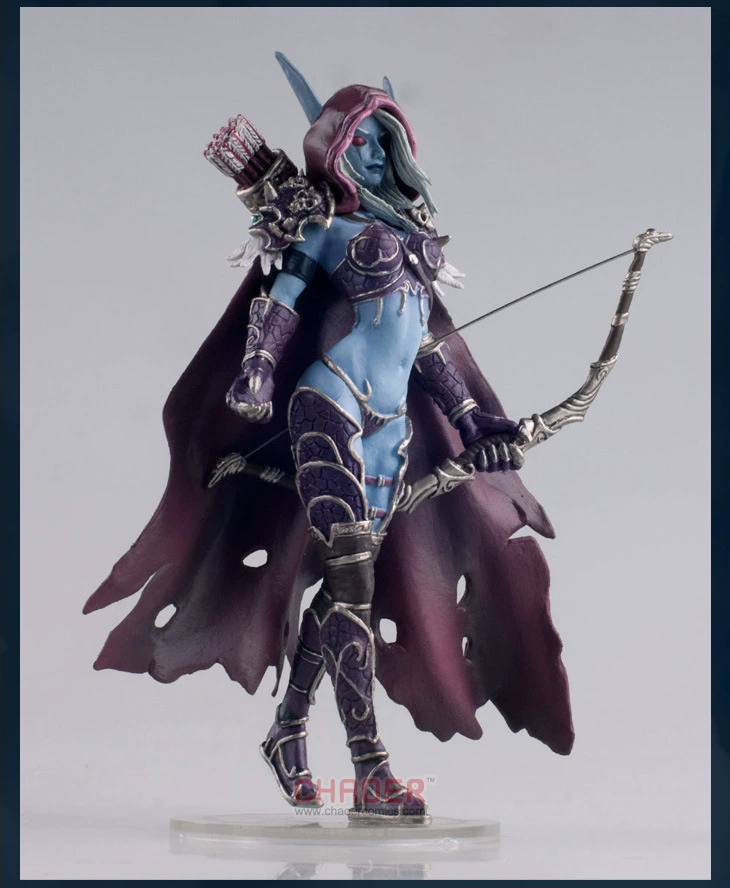 Фигурка-модель для сборки World of Warcraft 7inch «Сильвана — Несмертная Королева Ветров», коллекционная