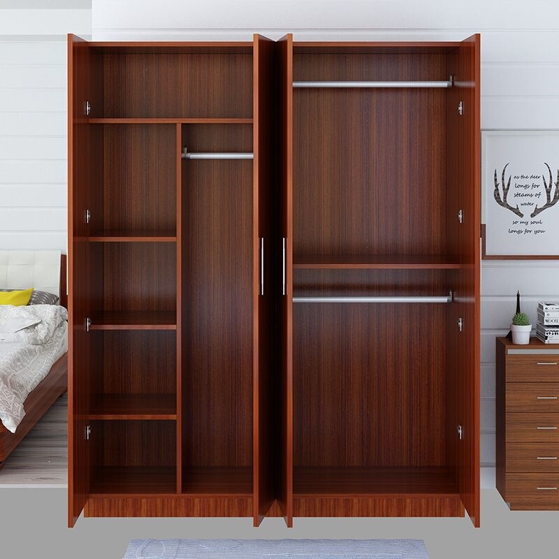 Wardrobe for small homes, sliding door children's wardrobe, wooden wardrobe for rental housing, cabinet storage cabinet Wardrobe for small homes, sliding door children's wardrobe, wooden wardrobe for rental housing, cabinet storage cabinet