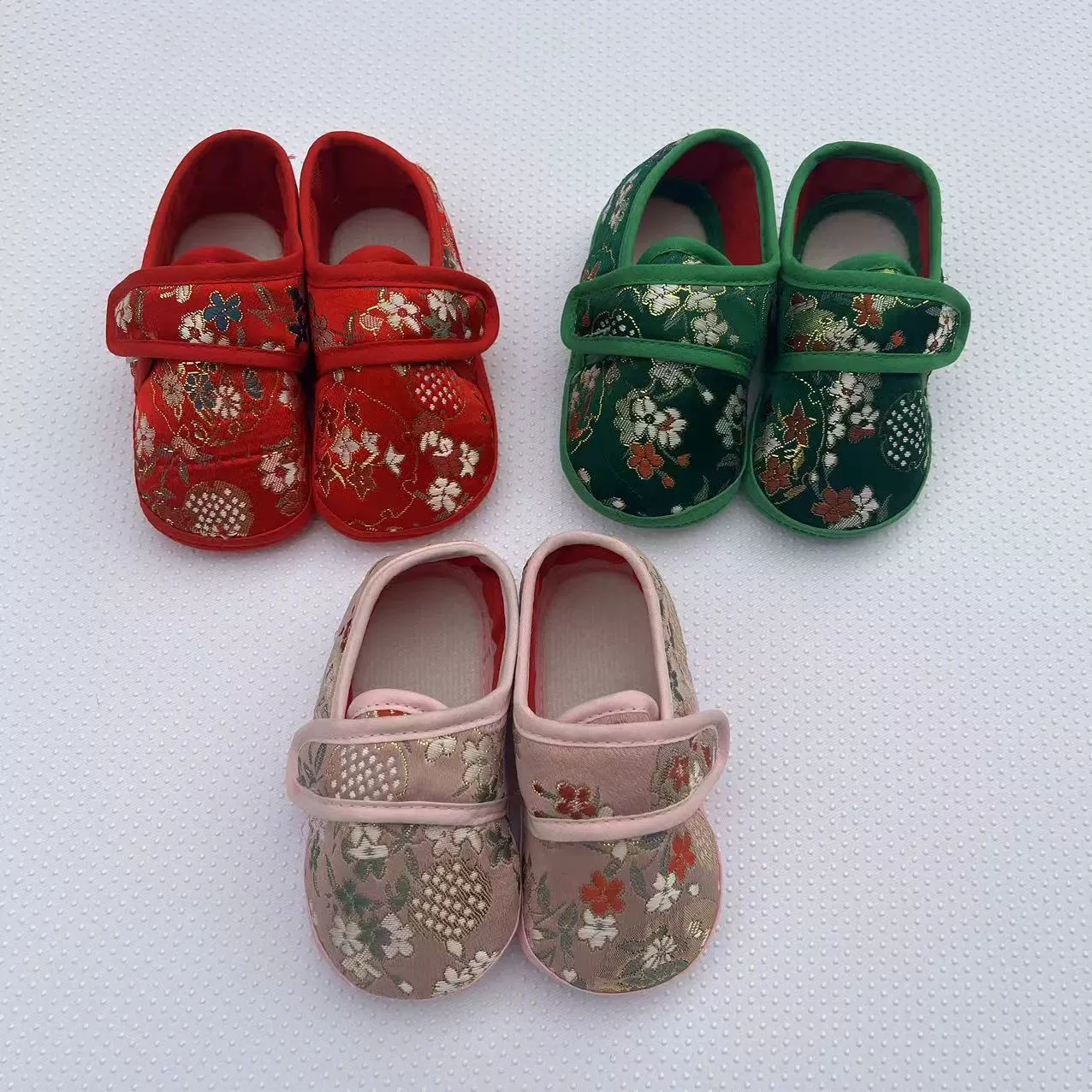 2024, новая детская обувь, детская атласная обувь в новом китайском стиле в горошек