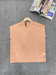 高級感のあるハイプライスシリーズ 無地 シンプル ポロ襟 刺繍 半袖 おしゃれ ゆったり ショート Tシャツ 4579