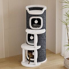 猫窝猫爬架猫树一体多层半封闭耐磨树洞冬天豪华小户型冬季保暖