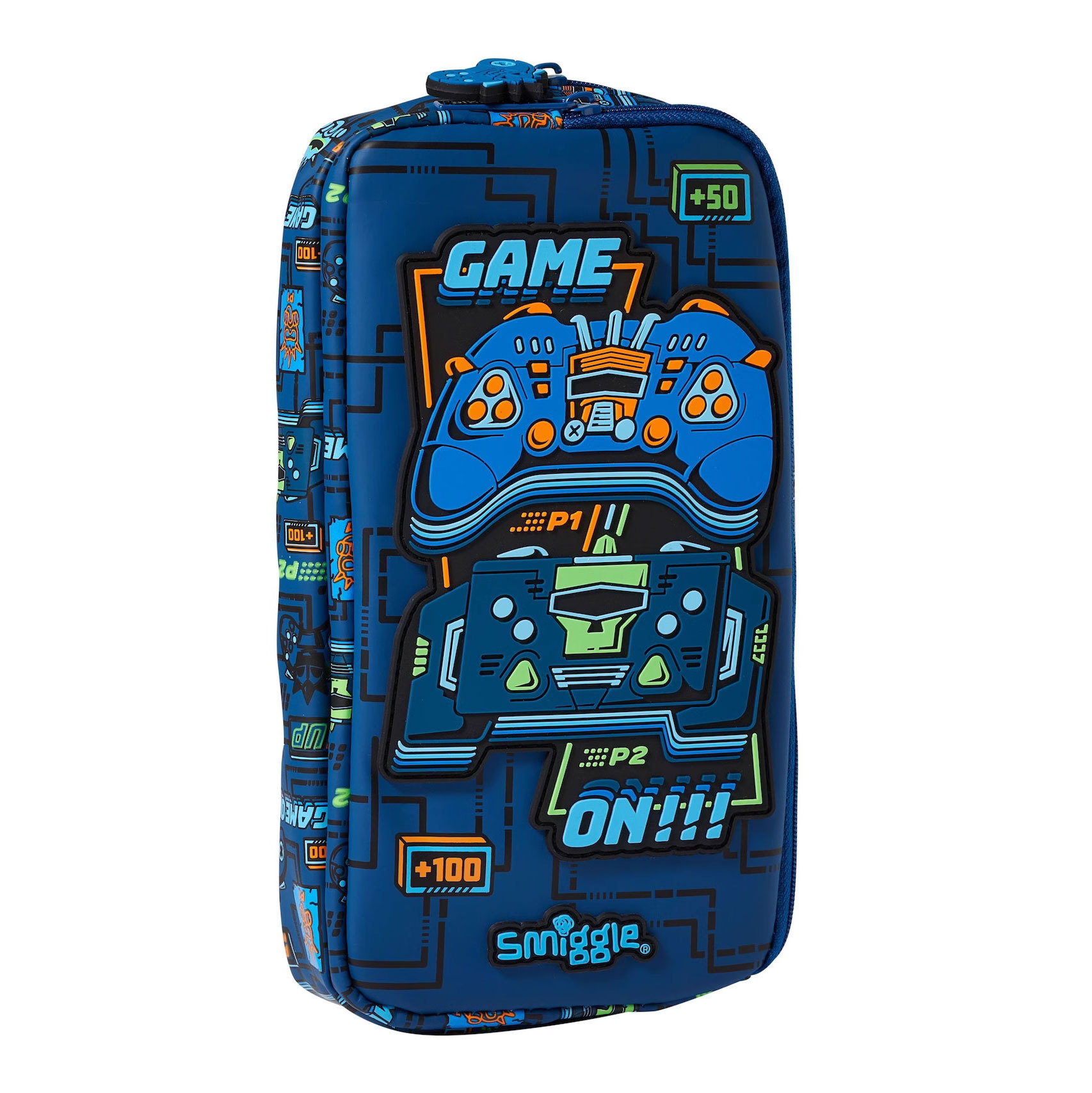 Double-layer videogame, pencil case