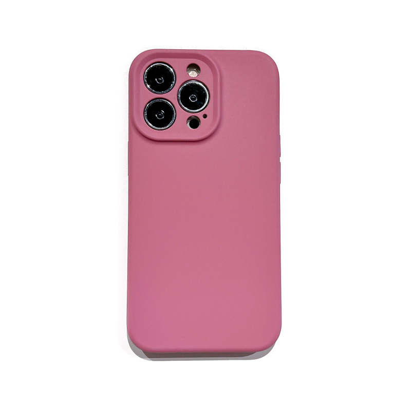アップル14pro携帯ケース液体シリカゲルの純色を適用して、新しいシンプルな転倒防止のために、マグセーフ磁気吸引携帯ケースを適用します。|undefined