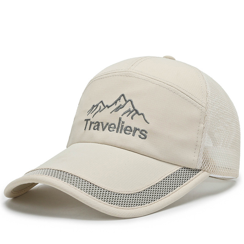Men's Mesh Breathable Baseball Cap, Protection Outdoor Casual Korean-style Hat, Sun Hat For Men And Women_voghion.com