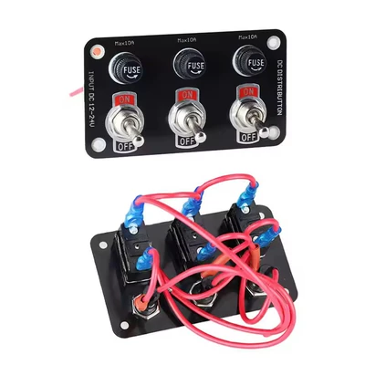 3-Switch Panel Combination 12-24V | Power supply, ignition system accessories