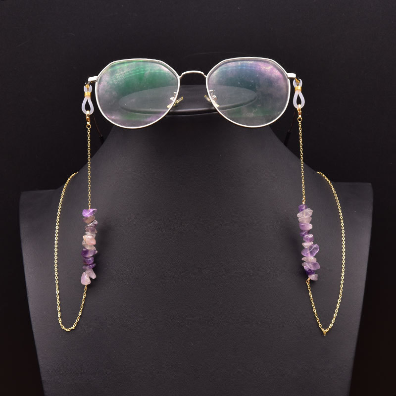 Cadena de gafas de perlas naturales nuevos accesorios de moda transfronterizos europeos y estadounidenses máscaras decoraciones de cadena de alta calidad al por mayor