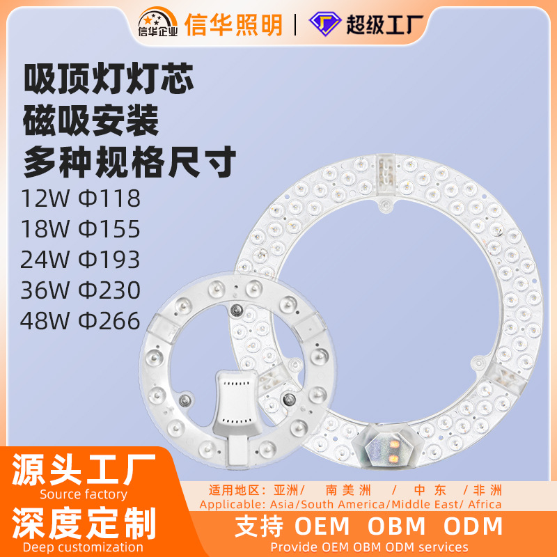 Magnetic LED changeable light source