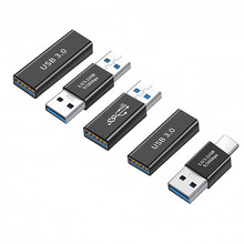 USB3.0转接头USB3.0母对公延长转换头 USB公对母转接头 USB母对母