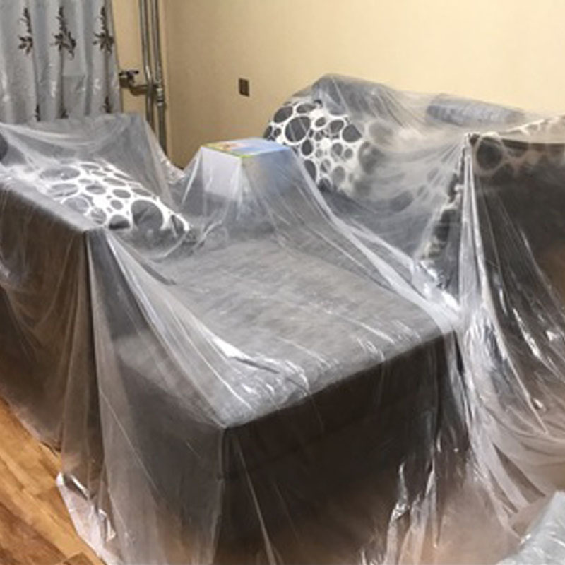 película plástica desechable decoración doméstica película de protección pintura tela de cubierta muebles pulverización película protectora tela de polvo de plástico