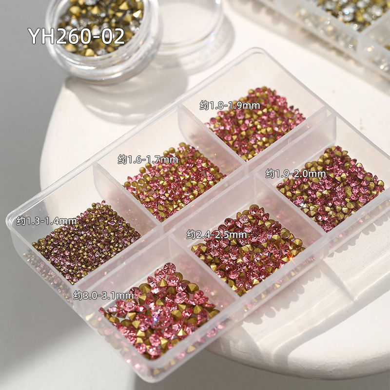 17# Girly pink pointed bottom diamond [about 1000 pieces]