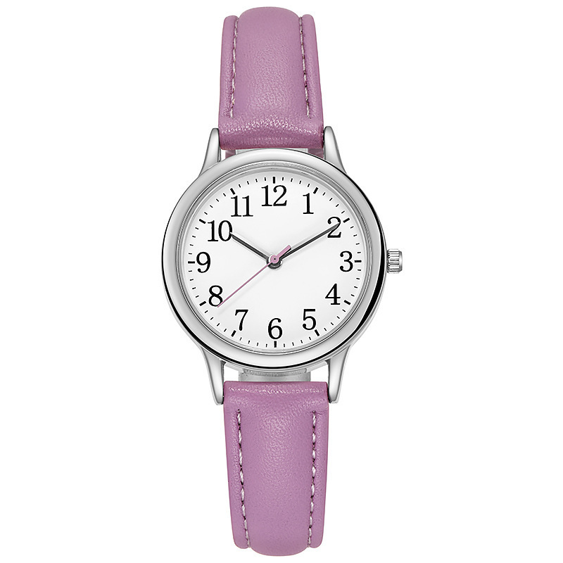 Comercio exterior transfronterizo nuevo reloj de cuarzo femenino de moda digital simple, cinturón pequeño, reloj de mujer, reloj de mujer
